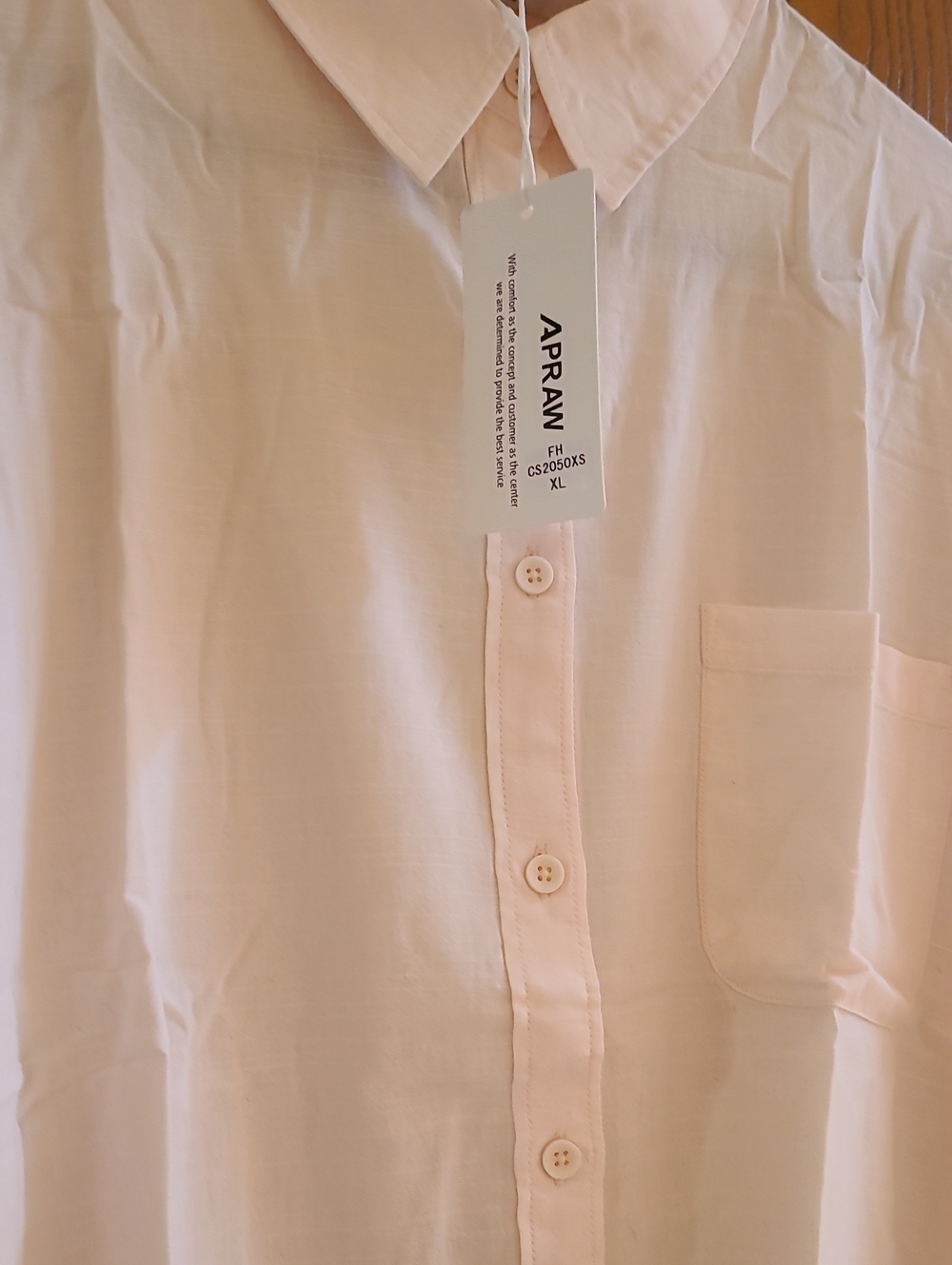 Womeb's Pale Pink Button-Up Shirt - Classic Collared Shirt